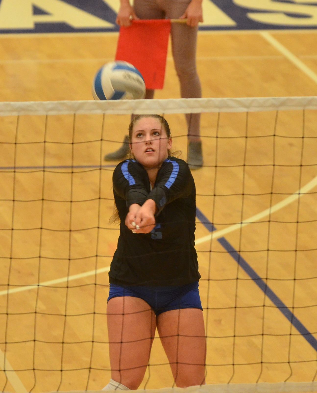 PHS volleyball win home match with Minico (copy)